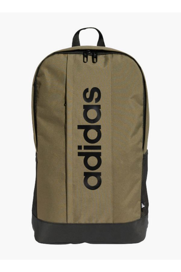 adidas-Logo Print School Backpack with Adjustable Straps and Zip Closure - 14x28x45 cms 1