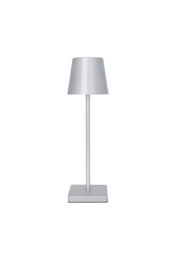 Tescomak-Rechargeable touch LED table lamp with silver telescopic rod 1