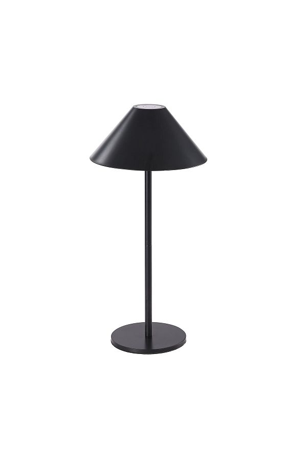 Tescomak-Rechargeable touch LED table lamp, 3 color temperatures, black 1