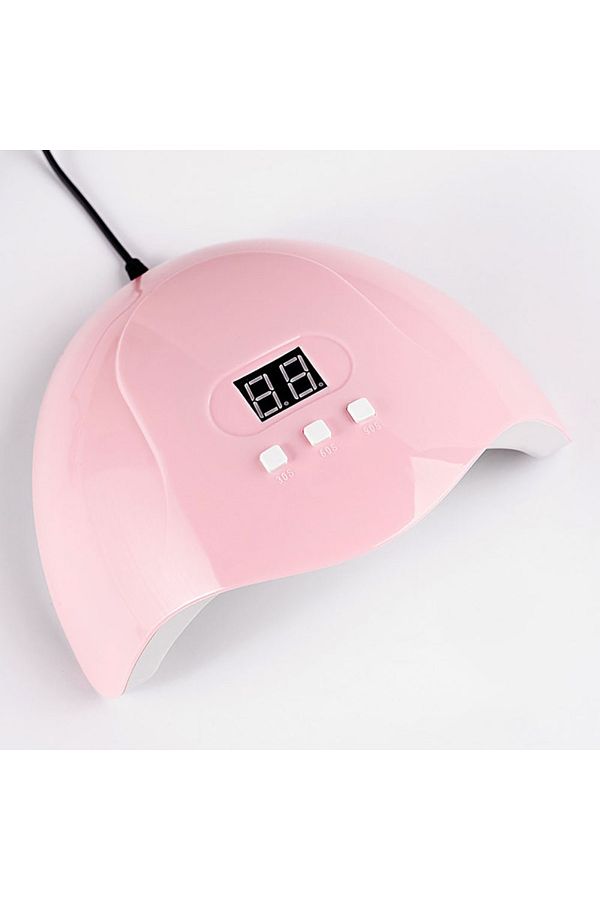 Choice1-Pink-x3 YIKOOLIN Nail Dryer Gel Nail Polish Curing LED UV Light with 3 Timers Automatic Sensor LCD D 1
