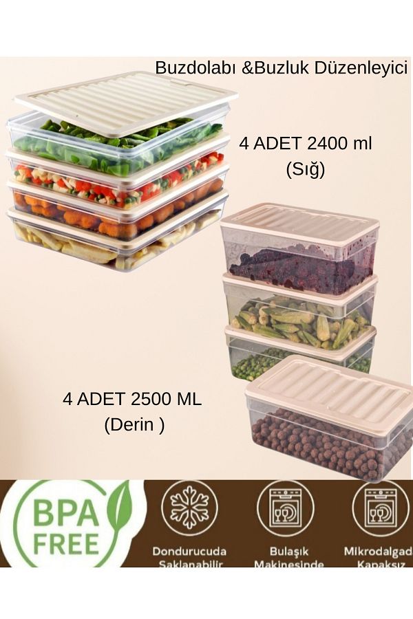 Soft Chef-Refrigerator Organizer Set Fridge Organizer Storage Container Diffuse Compatible Storage Container 1