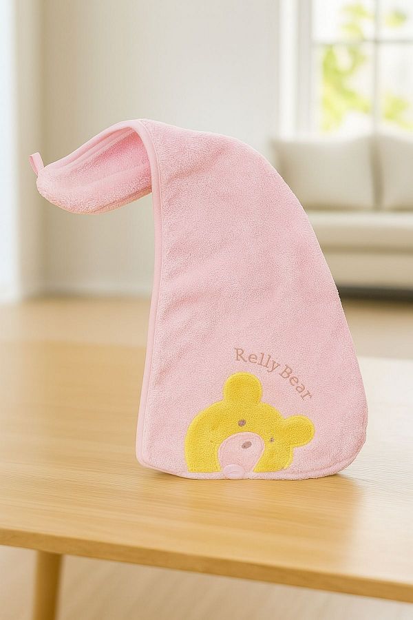 YOYOSO-Yellow Bear Hair Drying Towel 1