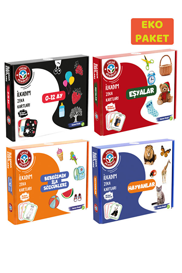 Çocuk Akademi Zeka Kartları Serisi-1