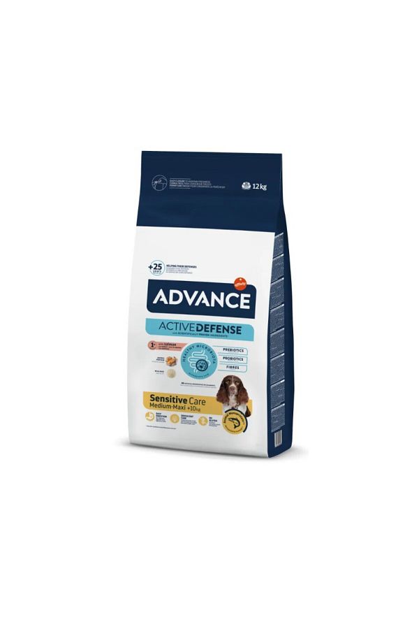 Advance-Advance Dog Sensitive Medium-Maxi Adult Salmon and Rice dry dog food 12kg 1