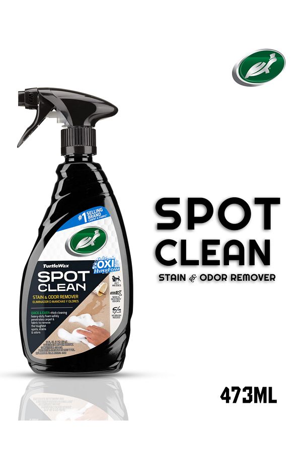 Turtle Wax-Spot Clean Stain & Odor Remover 473ml – Carpet And Fabric Cleaner With Oxi Hyperfoam 1