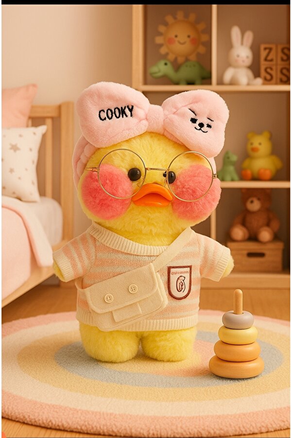 Sekk O Lalafanfan Karikatür 30 Cm Beyaz Ördek Aksesuarlar Görselde Gördüğünüz Model Ile Gönderiliyor