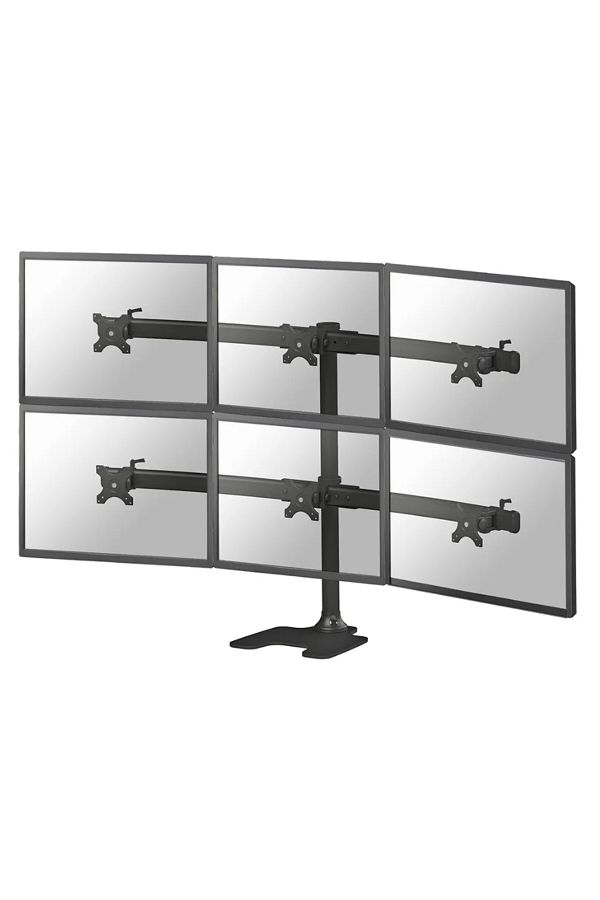 NEOMOUNTS-FPMA-D700DD6 6-monitor desktop stand; for displays with diagonals 10-27, and 1