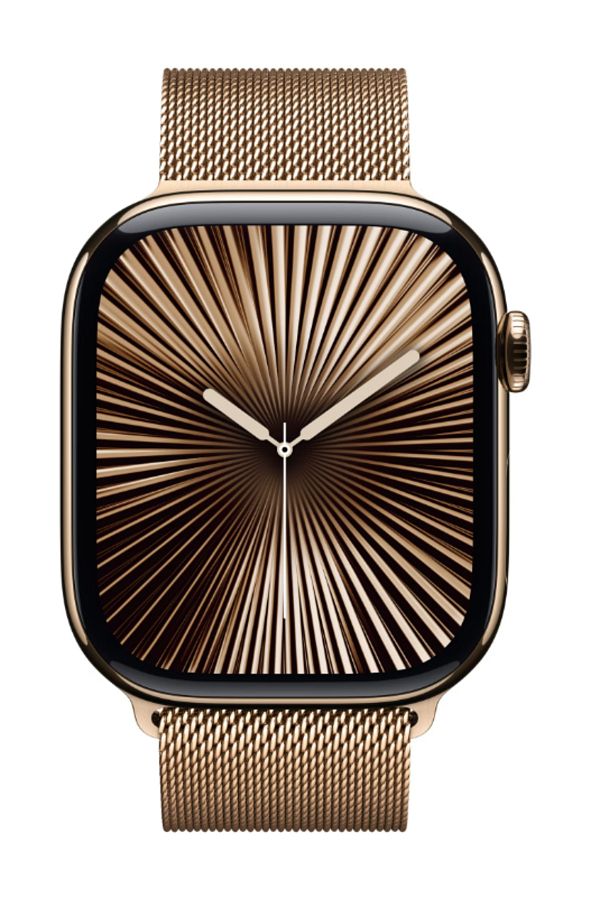 Apple-Watch S10 Cellular 46mm Titanium Case with Milanese Loop - S/M 1