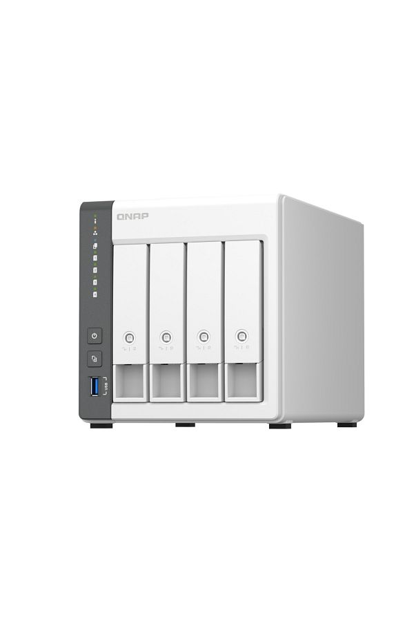 Qnap-NAS 262 4-Bay, CPU ARM 2.0GHz Quad core, RAM 4GB, HDD 2.5/3.5 SATA 6Gbps (not included), LA 1
