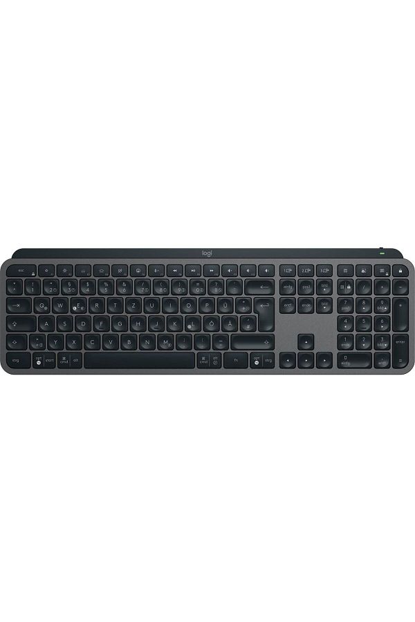 Inna marka-Klawiatura Logitech MX Keys S Bezprzewodowa RF + Bluetooth QWERTZ Niemiecka Grafitowa, 920-011565 1