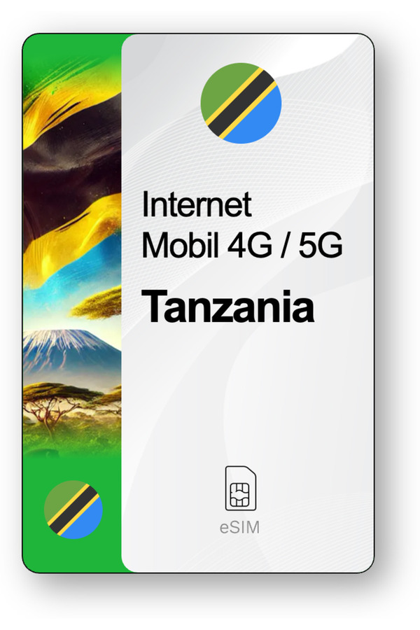netSIM-eSIM Internet Tanzania, valid for 30 days, 10 GB traffic 1