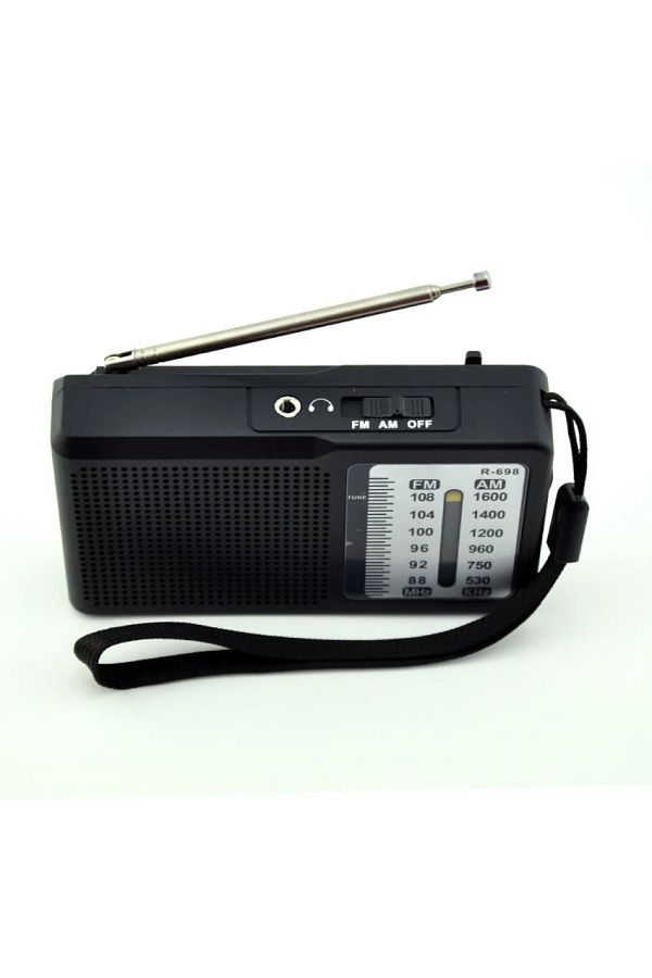 Wasat ELArab-R-698 Portable Pocket Radio with Earphone Output and AM/FM Support for Personal Use 1