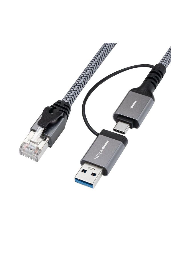 MicroConnect-Adapter kabel CAT6 FTP do USB A-C MicroConnect, 5 metrów, MC-RJ45USBC-05 1