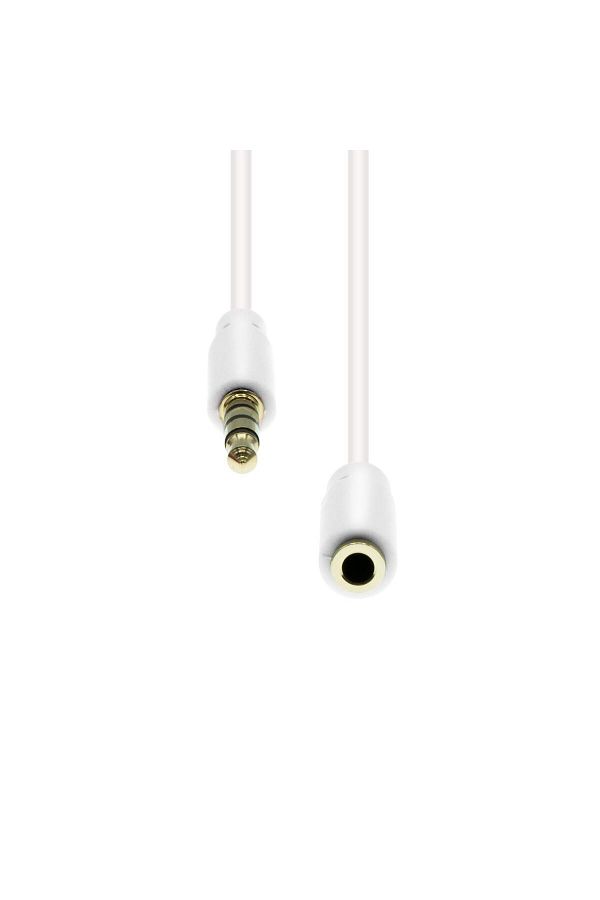 ProXtend-Cablu prelungitor subțire, alb, cu 4 pini, 2 m, M4EXS-02W 1
