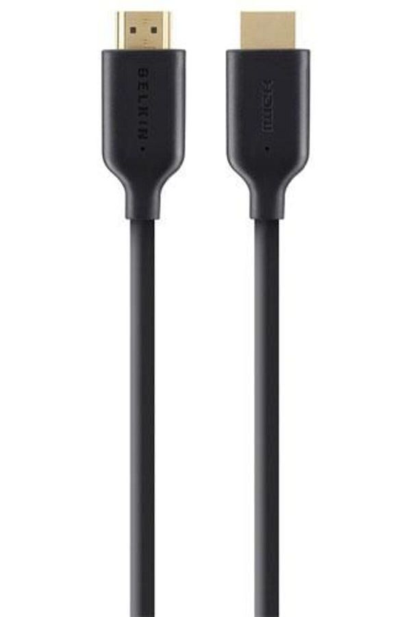 Inna marka-Cablu HDMI Belkin, de mare viteză, HDMI tip A, 5 m, 3D, 10.2 Gbps, negru, F3Y021BT5M 1