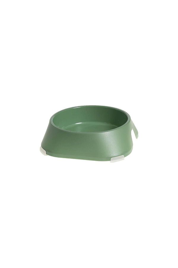 Fiboo-Bowl, for dog, cat, non-slip supports, recycled PET, green, size M, 400 ml, 1 1