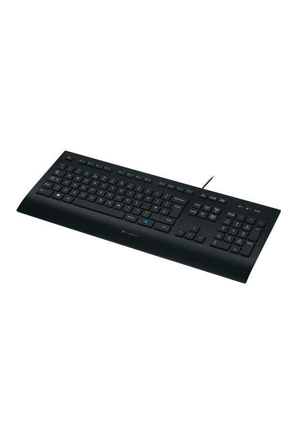 logitech-K280e USB QWERTZ Germană Neagră, 920-008669 1