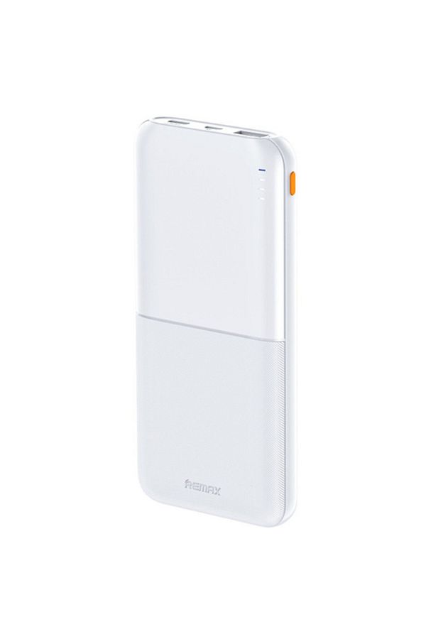 REDz Accessories-Baterie externă Remax RPP-23, 10.000 mAh, USB + Tip-C, indicator LED, Alb 1
