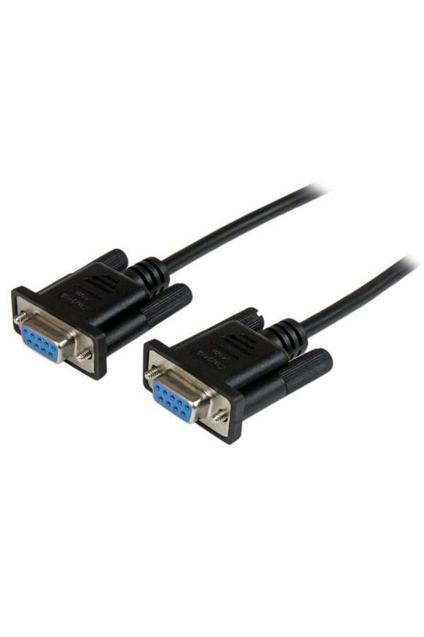 Electronica-StarTech.com Cablu modem serial DB9 NEGRU 2M, SCNM9FF2MBK 1