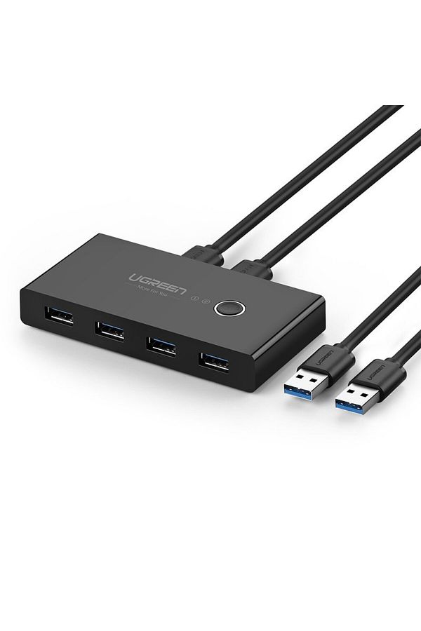 Ugreen-Cutie de comutare HUB switch 4x USB 3.2 Gen 1 Splitter USB pentru două computere - negru 1