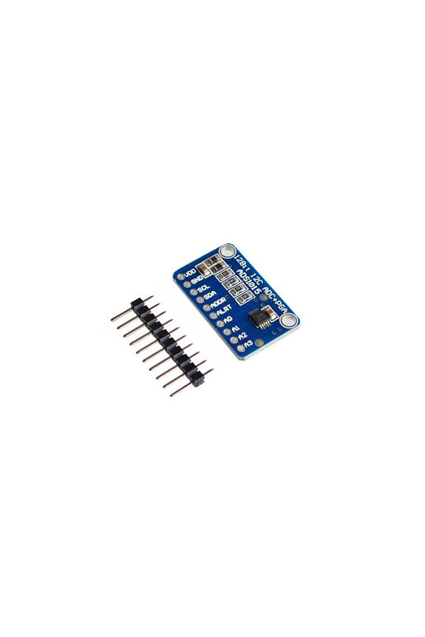 OEM-4-channel Amplifier Module, 2V to 5.5V, ADS1015, I2C for Arduino RPI 1
