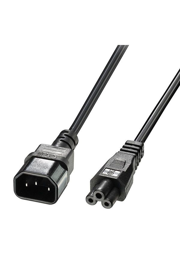 Electronica-Cablu de alimentare Lindy 2M IEC C14 la IEC C5, 30341 1