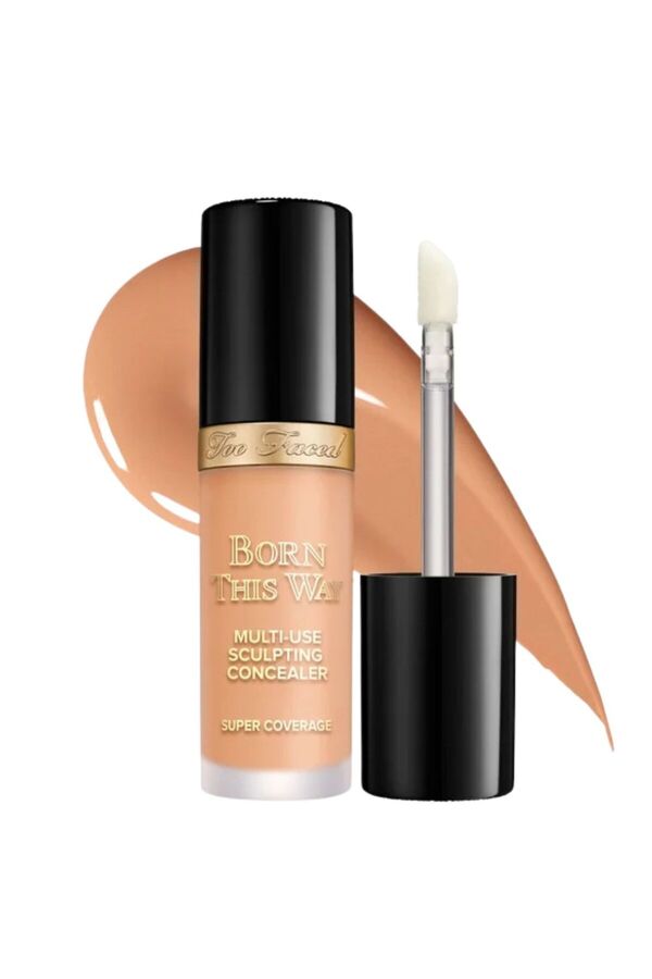 Too Faced-Born This Way Concealer Light Beige Full-Coverage, Multi-Use Concealer & Sculptor, 13.5ml 1