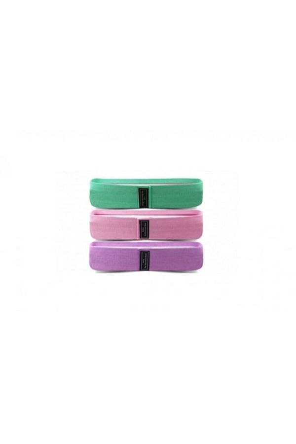 OEM-Set 3 benzi elastice, bumbac și latex, 3 niveluri de rezistență, multicolor 1
