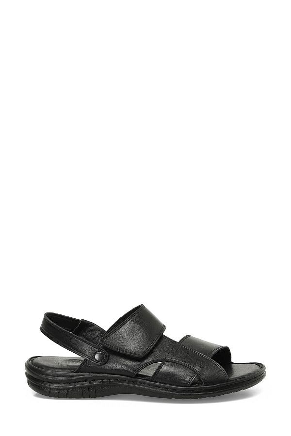 Polaris-5 Point 106894.m 4Fx Genuine Leather Poly Light Sole Comfort Men's Sandals Black 1