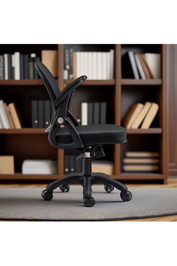 AGD-Office Chair Comfort Ergonomic Height Adjustable Desk with Lumbar Support Backrest Mesh with Arm 1