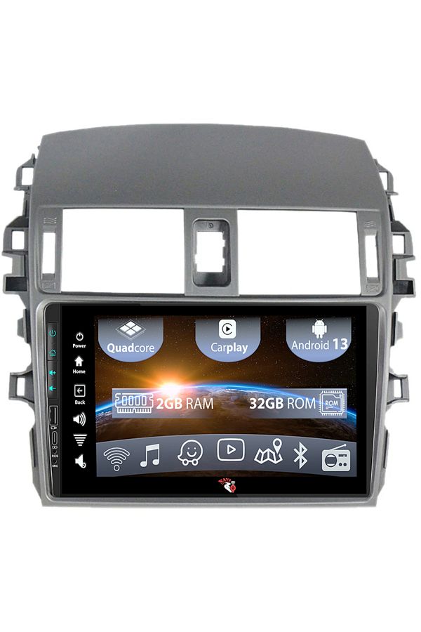 navi-it-Navigatie dedicata Toyota Corolla 2006-2013, USB&Butoane fizice frontale, Android 13, Wireless Carpl 1