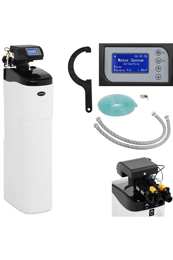 UNIPRODO-Zmiękczacz odkamieniacz do wody z automatycznym zaworem 15 l 3.3 W LCD 1