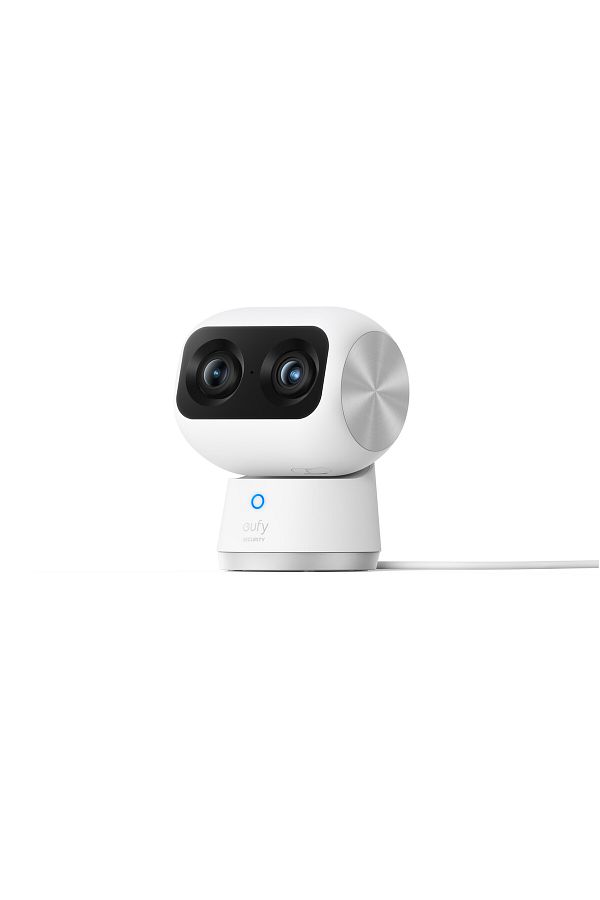 eufy-Cameră de supraveghere PTZ cu cameră duală S350, rezoluție 4K UHD, zoom 8×, Wi-Fi 6, inteligență artificială 1