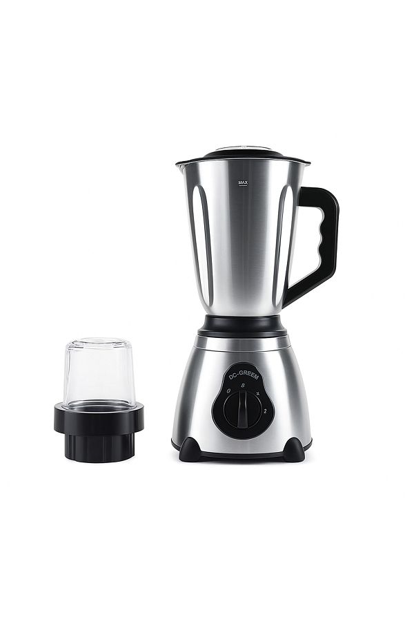 Blasko-Blender 2 in 1 800W, 1.5L Sticla, Rasnita Cafea, 5 Viteze, Inox 1