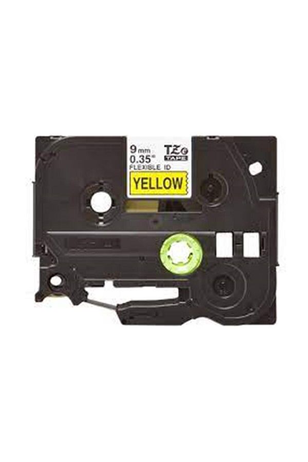 TREND-Brother Tze-Fx621 9mm Black on Yellow Flexible Laminated Label 1