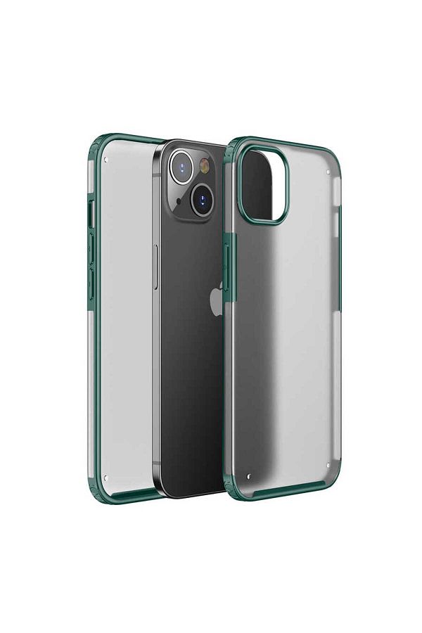 Cep Plus-حافظة CPPL Volks المتوافقة مع هاتف iPhone 13 - أخضر داكن 1