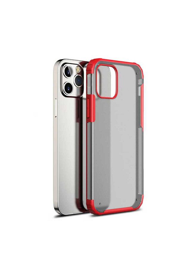 Cep Plus-حافظة CPPL Volks متوافقة مع هاتف iPhone 12 Pro - أحمر 1