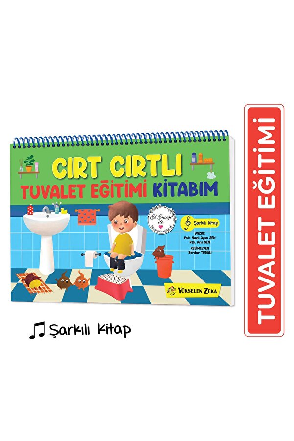 yükselen zeka Yükselen Zeka Cırt Cırtlı Tuvalet Eğitimi Kitabım