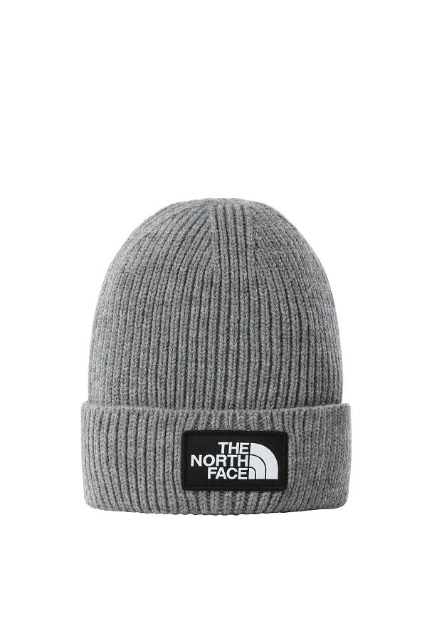 THE NORTH FACE-Tnf Logo Box Cuffed Unisex Sapka Nf0a3fjxdyy1 Szürke-std 1