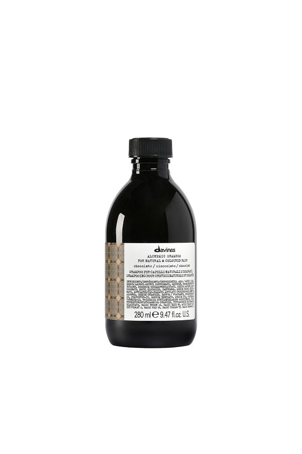 Davines-Alchemic Chocolate Shampoo - Color Refreshing Shampoo for Chestnut and Coffee Hair 280 ml 1
