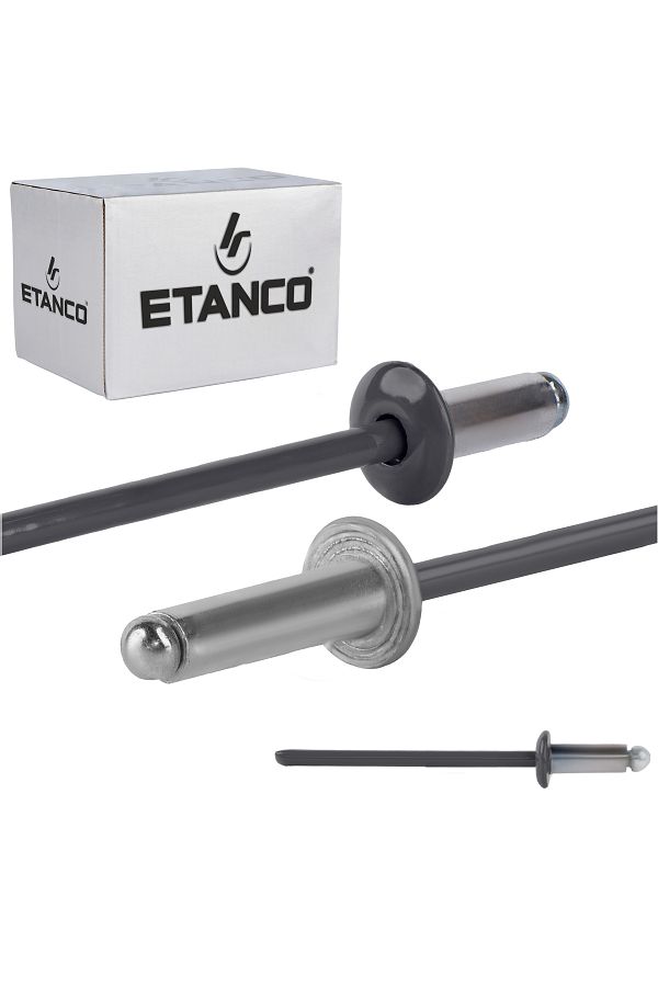 Inna marka-Nity otwarte aluminiowe 3,2x8mm RAL7016 1