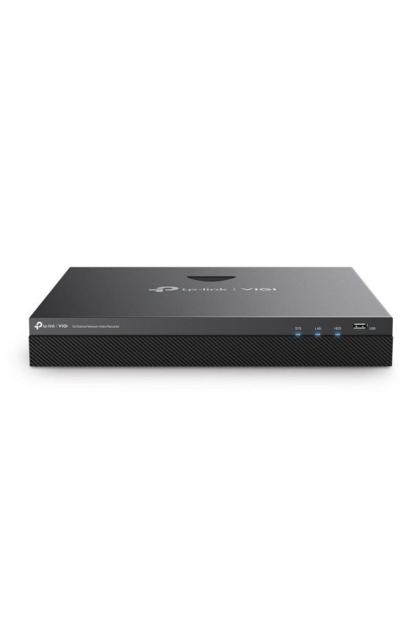 TP-LINK-NVR VIGI 16 channels 2016H; 8 MP, 2 SATA Interface, max 20TB, H.265+; ONVIF, motion detection 1
