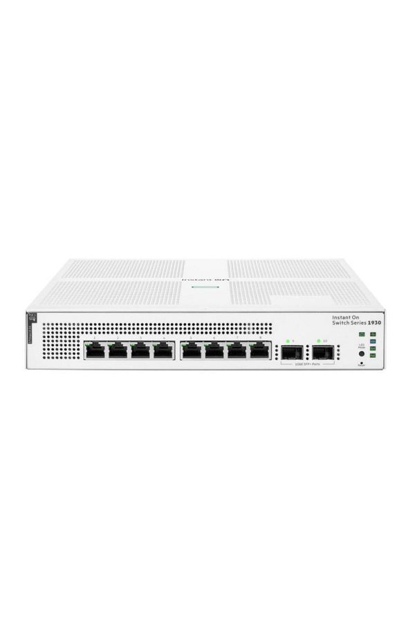 Aruba Networks-HPE Networking Instant On Switch 8p Gigabit CL4 PoE 2p SFP 124W 1930 1