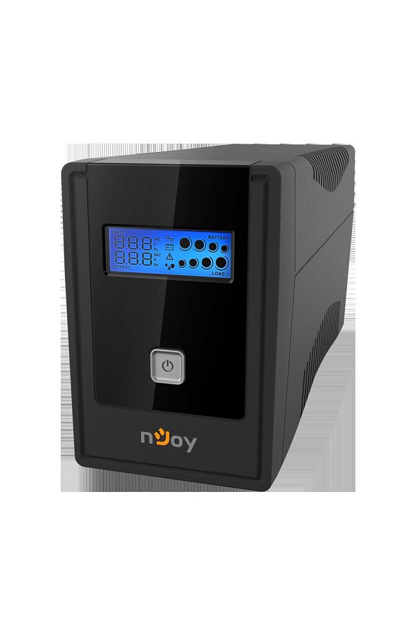 nJoy-UPS Cadu 650, 650VA/360W, LCD display with touch screen, 2 x Schuko sockets 1