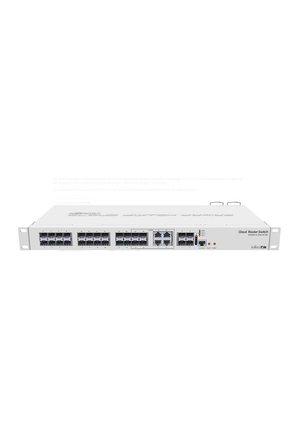 MIKROTIK-Cloud Router Switch, CRS328-4C-20S-4S+RM; Smart Switch, 20 xSFP cages, 4 x SFP+ cages, 1