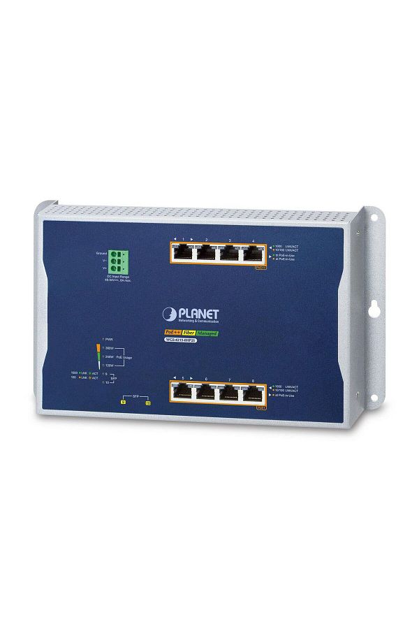 Inna marka-Planet IP30, IPv6/IPv4, 4-Port 10/100/1000T 802.3bt 95W PoE+ 4-P 10/100/1000T 1
