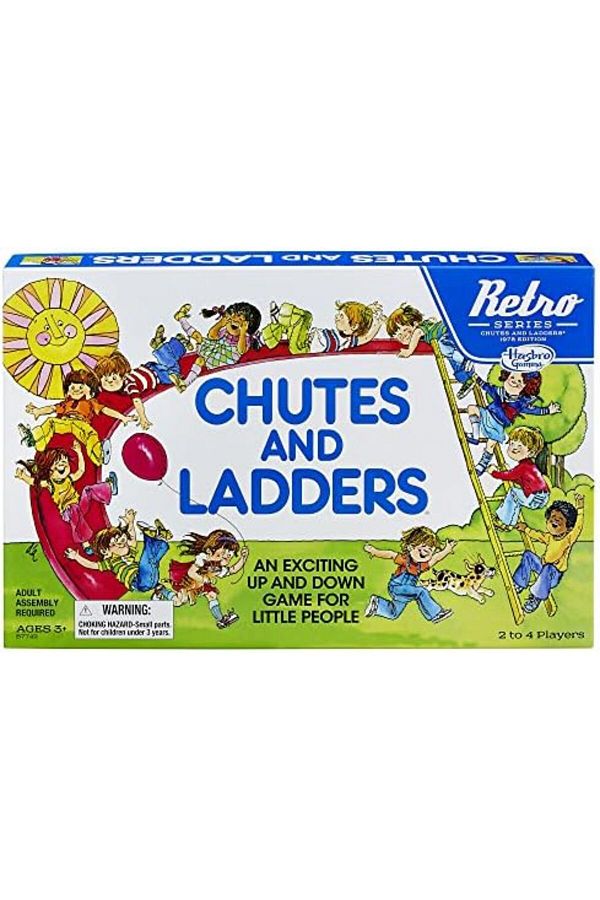 Hasbro-Gaming Chutes and Ladders Game: Retro Series 1978 Edition 1