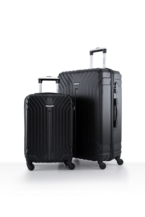 PARAJOHN-Vector 2-piece Luggage Set Abs Hard Shell Check-in Trolley Bag With 360° Spinner Wheels & Lock 1