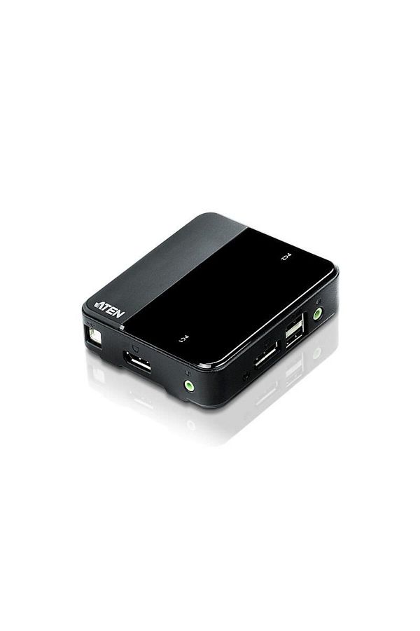 Electronica-Przełącznik KVM 2 porty USB DisplayPort 4K UHD Aten, CS782DP-AT 1
