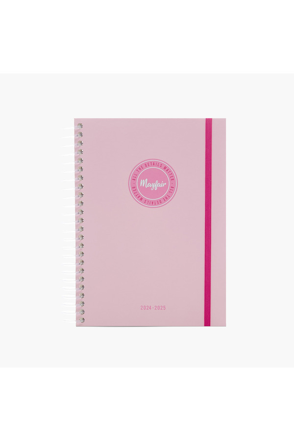 Mayfair-Slogan Print Spiral Notebook 1